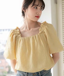 fifth（フィフス）の「ジャガードライクパフスリーブブラウス（シャツ/ブラウス）」