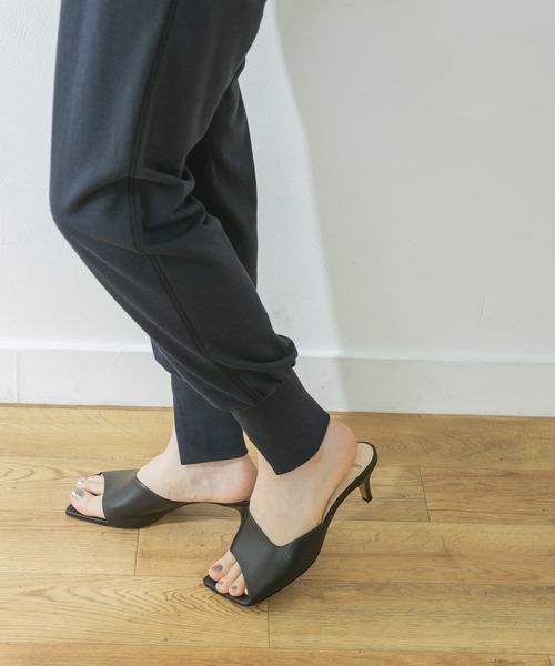 Healthknit(ヘルスニット)の「Healthknit SLIT RIB PANTS(その他パンツ・レディース・ブラック・-)」の7枚目の写真