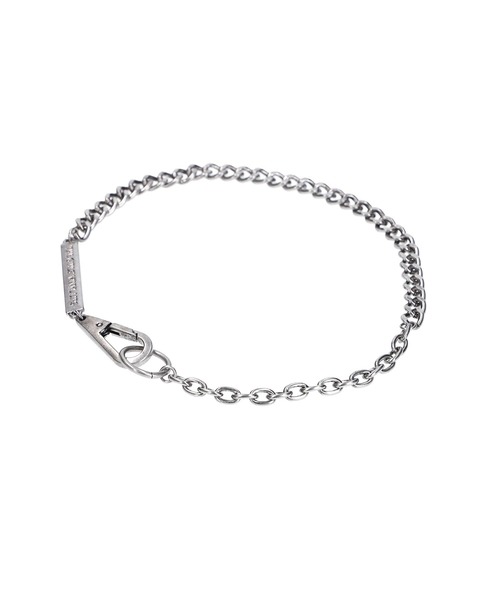 X-girl(エックスガール)の「MESSAGE CHAIN NECKLACE/プレート チェーンネックレス(ネックレス・レディース・シルバー/ゴールド・ONE SIZE)」の9枚目の写真