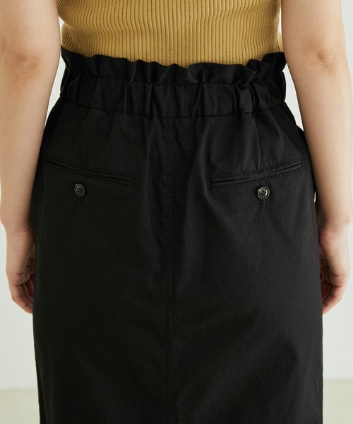 SALON adam et rope'（サロン アダム エ ロペ）の「【洗える】ストレッチフロントスリットタイトスカート（スカート・レディース・ブラック/キャメル/カーキ・M/S）」の14枚目の写真