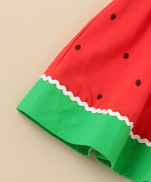 baby cheer（ベイビーチアー）の「スイカスカート（スカート・キッズ・レッド・80-90cm/110cm/100cm/120cm）」の8枚目の写真