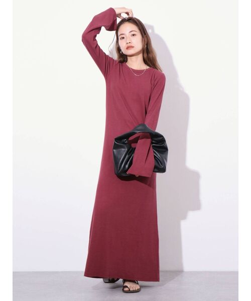 Ungrid（アングリッド）の「ギャザーハンドバッグ（ハンドバッグ・レディース・ブラック/オフホワイト・FREE）」の4枚目の写真