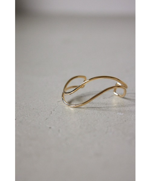 STYLEMIXER（スタイルミキサー）の「ダブルラインメルトバングル（バングル/リストバンド・レディース・ゴールド/シルバー・FREE）」の9枚目の写真