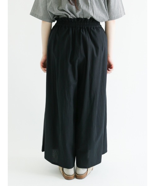Samansa Mos2（サマンサ モスモス）の「ハカマパンツ（その他パンツ・レディース・ブラック/ベージュ/グリーン/モカ/キナリ・ﾌﾘ-）」の14枚目の写真