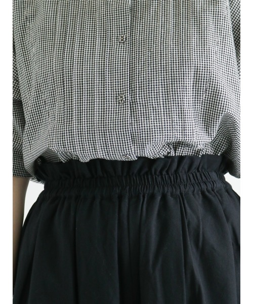 Samansa Mos2（サマンサ モスモス）の「ハカマパンツ（その他パンツ・レディース・ブラック/ベージュ/グリーン/モカ/キナリ・ﾌﾘ-）」の10枚目の写真