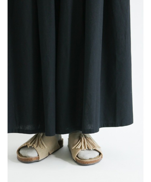 Samansa Mos2（サマンサ モスモス）の「ハカマパンツ（その他パンツ・レディース・ブラック/ベージュ/グリーン/モカ/キナリ・ﾌﾘ-）」の18枚目の写真