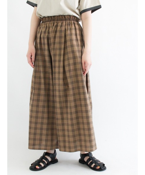 Samansa Mos2（サマンサ モスモス）の「ハカマパンツ（その他パンツ・レディース・ブラック/ベージュ/グリーン/モカ/キナリ・ﾌﾘ-）」の21枚目の写真