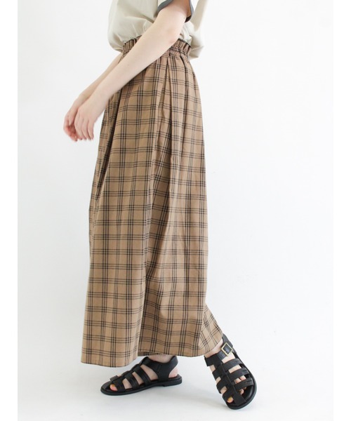 Samansa Mos2（サマンサ モスモス）の「ハカマパンツ（その他パンツ・レディース・ブラック/ベージュ/グリーン/モカ/キナリ・ﾌﾘ-）」の7枚目の写真