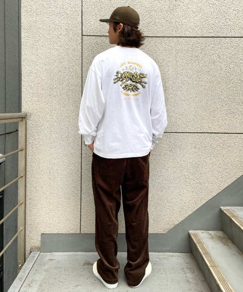 ELEMENT(エレメント)の「ELEMENT/エレメント×TINBER! コラボモデル ビッグシルエット バックプリントロンT BC022-056(Tシャツ/カットソー・メンズ・グリーン/ブラック/ホワイト・XL/M/L)」の21枚目の写真