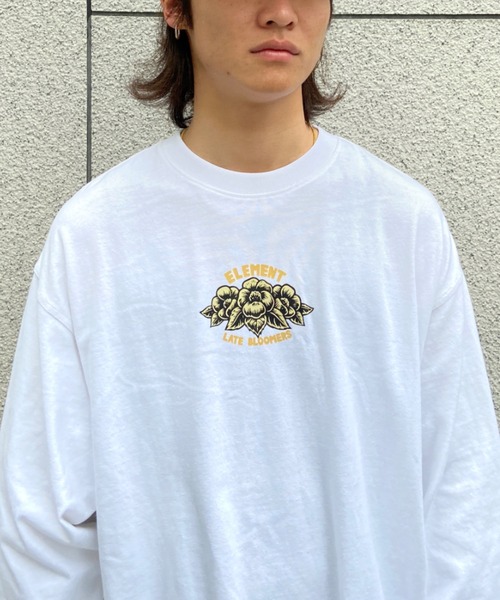 ELEMENT(エレメント)の「ELEMENT/エレメント×TINBER! コラボモデル ビッグシルエット バックプリントロンT BC022-056(Tシャツ/カットソー・メンズ・グリーン/ブラック/ホワイト・XL/M/L)」の15枚目の写真