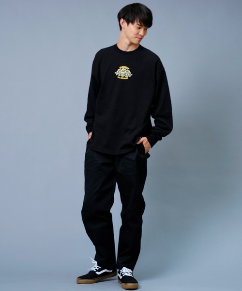 ELEMENT(エレメント)の「ELEMENT/エレメント×TINBER! コラボモデル ビッグシルエット バックプリントロンT BC022-056(Tシャツ/カットソー・メンズ・グリーン/ブラック/ホワイト・XL/M/L)」の10枚目の写真
