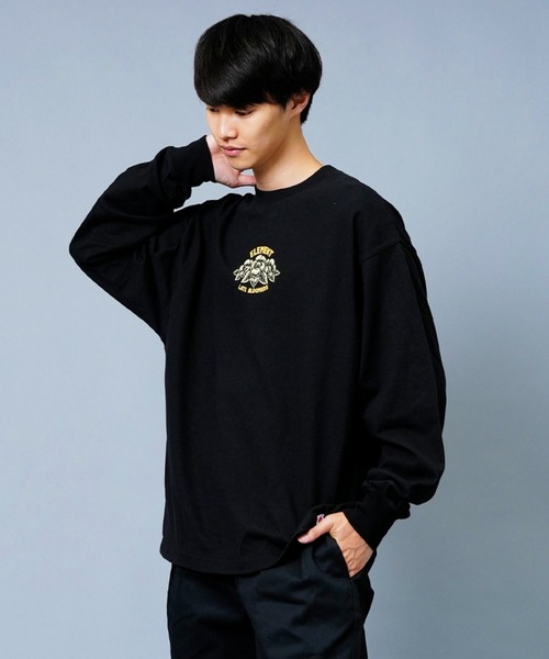 ELEMENT(エレメント)の「ELEMENT/エレメント×TINBER! コラボモデル ビッグシルエット バックプリントロンT BC022-056(Tシャツ/カットソー・メンズ・グリーン/ブラック/ホワイト・XL/M/L)」の12枚目の写真