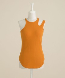 CASA FLINE | casa fline/ランダムリブ変形タンクトップス(タンクトップ)