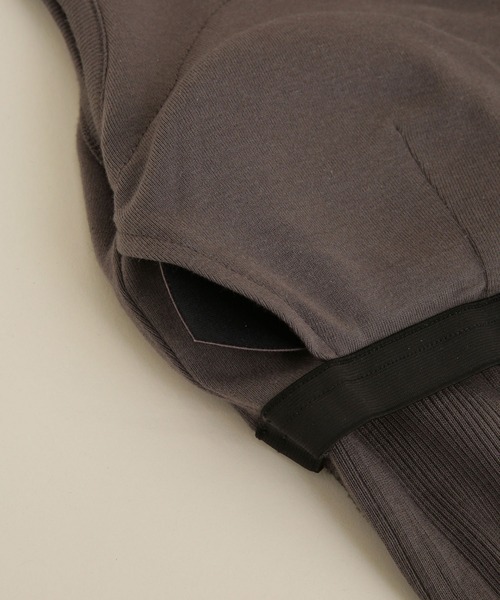 CASA FLINE（カーサフライン）の「casa fline/ランダムリブ変形タンクトップス（タンクトップ・レディース・チャコール/ホワイト/オレンジ・FREE）」の10枚目の写真