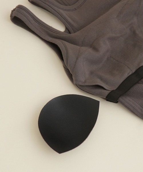 CASA FLINE（カーサフライン）の「casa fline/ランダムリブ変形タンクトップス（タンクトップ・レディース・チャコール/ホワイト/オレンジ・FREE）」の11枚目の写真