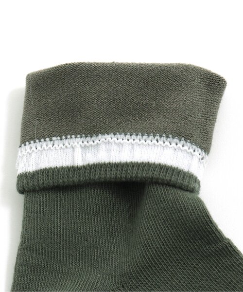 Ampersand（アンパサンド）の「ダイナソーソックス（ソックス/靴下・キッズ・ブラック/カーキ/ターコイズブルー・12/15 /18/21）」の6枚目の写真