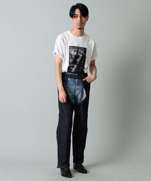 International Gallery BEAMS（インターナショナルギャラリービームス）の「IG / デニム チャップス（デニムパンツ・メンズ・インディゴブルー・M/L/S）」の3枚目の写真
