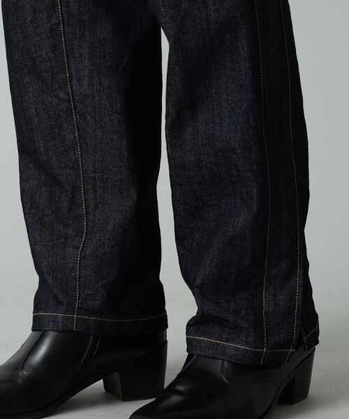 International Gallery BEAMS（インターナショナルギャラリービームス）の「IG / デニム チャップス（デニムパンツ・メンズ・インディゴブルー・M/L/S）」の10枚目の写真