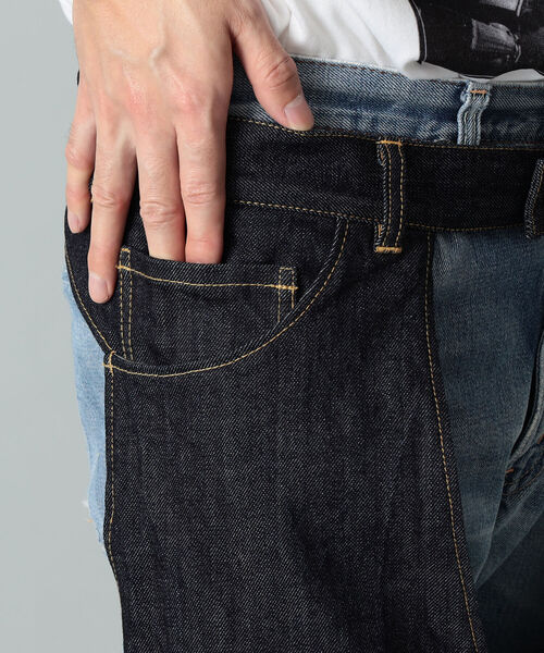 International Gallery BEAMS（インターナショナルギャラリービームス）の「IG / デニム チャップス（デニムパンツ・メンズ・インディゴブルー・M/L/S）」の6枚目の写真