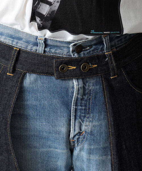 International Gallery BEAMS（インターナショナルギャラリービームス）の「IG / デニム チャップス（デニムパンツ・メンズ・インディゴブルー・M/L/S）」の12枚目の写真