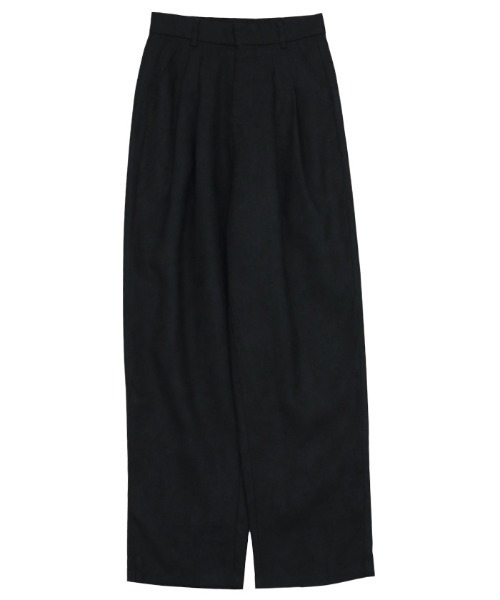 select MOCA(セレクトモカ)の「ピーチスキンタックパンツ(スラックス・レディース・ブラウン/アイボリー/ブラック・SMALL/MEDIUM)」の14枚目の写真