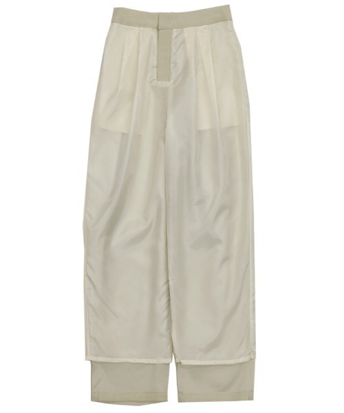 select MOCA(セレクトモカ)の「ピーチスキンタックパンツ(スラックス・レディース・ブラウン/アイボリー/ブラック・SMALL/MEDIUM)」の16枚目の写真