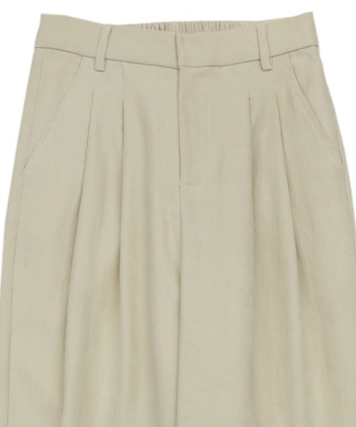 select MOCA(セレクトモカ)の「ピーチスキンタックパンツ(スラックス・レディース・ブラウン/アイボリー/ブラック・SMALL/MEDIUM)」の17枚目の写真