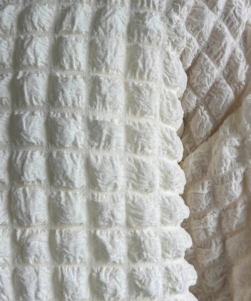 CAPRICIEUX LE'MAGE（カプリシューレマージュ）の「ぽこぽこプルオーバー（シャツ/ブラウス・レディース・ホワイト/ブラック/イエロー・FREE）」の21枚目の写真