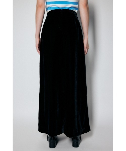 MOUSSY（マウジー）の「VELVET I LINE スカート（スカート・レディース・パープル/ブラック・0/2/1）」の4枚目の写真