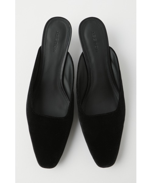 MOUSSY（マウジー）の「LOW HEEL MULE パンプス（パンプス・レディース・ベージュ系その他/ベージュ/ブラック・SMALL/LARGE/MEDIUM）」の2枚目の写真