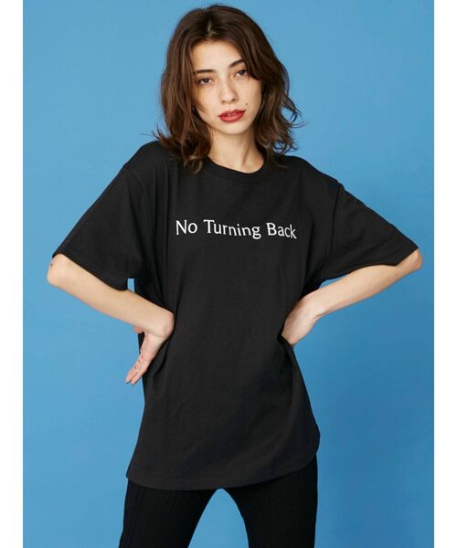 EVRIS（エヴリス）の「シンプルロゴTシャツ（Tシャツ/カットソー・レディース・ホワイト/グリーン/ブラック・FREE）」の3枚目の写真