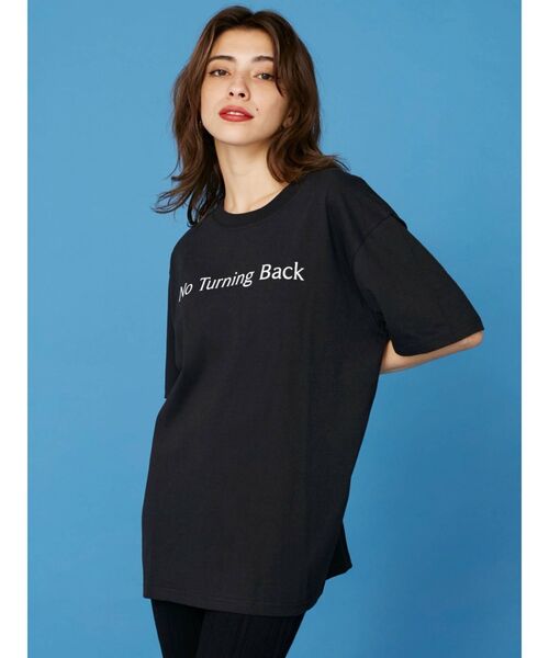 EVRIS（エヴリス）の「シンプルロゴTシャツ（Tシャツ/カットソー・レディース・ホワイト/グリーン/ブラック・FREE）」の13枚目の写真