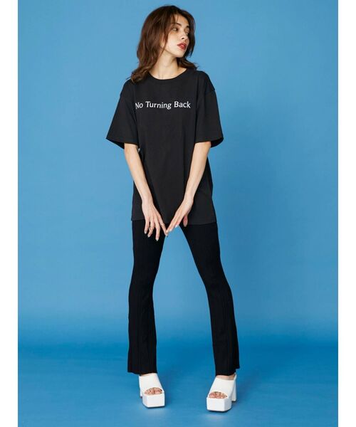 EVRIS（エヴリス）の「シンプルロゴTシャツ（Tシャツ/カットソー・レディース・ホワイト/グリーン/ブラック・FREE）」の10枚目の写真