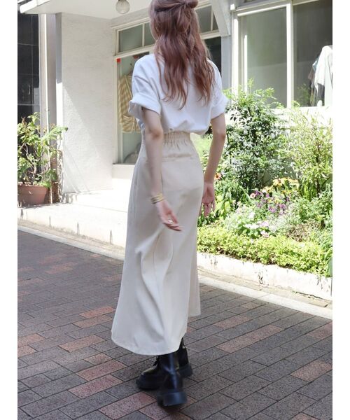 EVRIS（エヴリス）の「シンプルロゴTシャツ（Tシャツ/カットソー・レディース・ホワイト/グリーン/ブラック・FREE）」の11枚目の写真