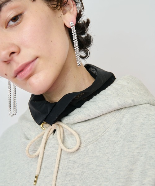 Whim Gazette(ウィムガゼット)の「【THE PAUSE】ロゴビッグパーカー(パーカー・レディース・ネイビー/ライトグレー・FREE)」の13枚目の写真