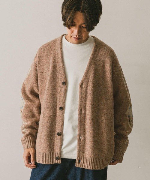 PENDLETON（ペンドルトン）の「『別注』PENDLETON×DOORS　Harding V-Neck Cardigan（カーディガン/ボレロ・メンズ・チャコールグレー/ネイビー/ベージュ・LARGE/MEDIUM）」の16枚目の写真