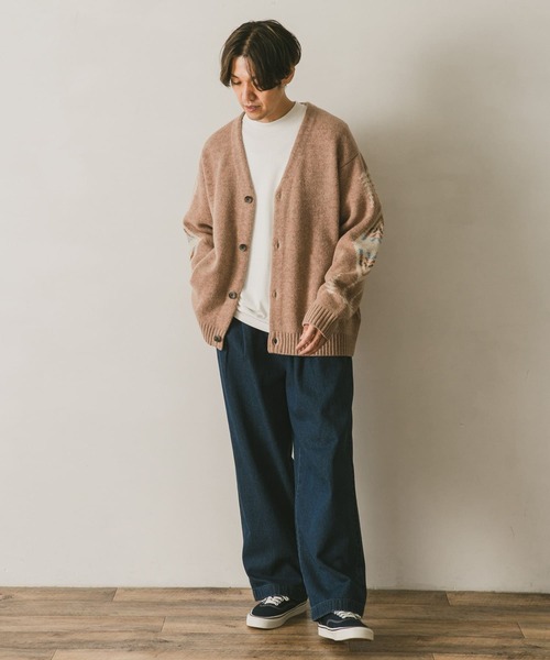 PENDLETON（ペンドルトン）の「『別注』PENDLETON×DOORS　Harding V-Neck Cardigan（カーディガン/ボレロ・メンズ・チャコールグレー/ネイビー/ベージュ・LARGE/MEDIUM）」の19枚目の写真