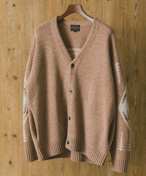 PENDLETON（ペンドルトン）の「『別注』PENDLETON×DOORS　Harding V-Neck Cardigan（カーディガン/ボレロ・メンズ・チャコールグレー/ネイビー/ベージュ・LARGE/MEDIUM）」の21枚目の写真