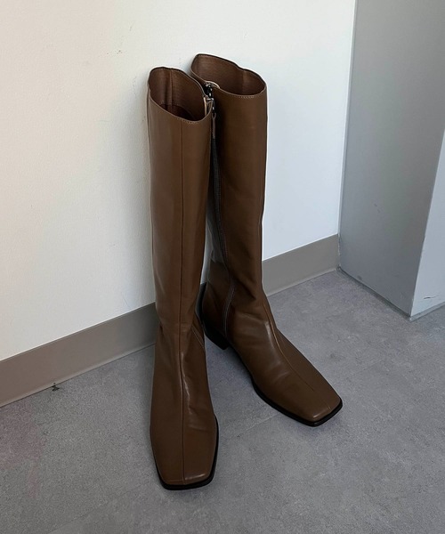 CAPRICIEUX LE'MAGE（カプリシューレマージュ）の「センターシームロングブーツ（ブーツ・レディース・ブラック/ブラウン・38/37）」の9枚目の写真