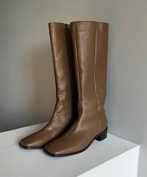 CAPRICIEUX LE'MAGE（カプリシューレマージュ）の「センターシームロングブーツ（ブーツ・レディース・ブラック/ブラウン・38/37）」の13枚目の写真