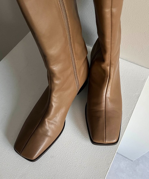 CAPRICIEUX LE'MAGE（カプリシューレマージュ）の「センターシームロングブーツ（ブーツ・レディース・ブラック/ブラウン・38/37）」の7枚目の写真