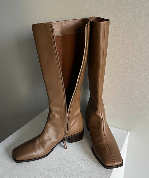 CAPRICIEUX LE'MAGE（カプリシューレマージュ）の「センターシームロングブーツ（ブーツ・レディース・ブラック/ブラウン・38/37）」の8枚目の写真