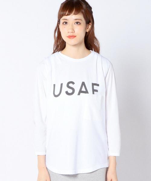 Another Edition(アナザーエディション)の「コンビタックプルオーバーⅡ/ AEBC COMBI TUCK PO Ⅱ◆(Tシャツ/カットソー・レディース・ホワイト/グレー・フリー)」の6枚目の写真