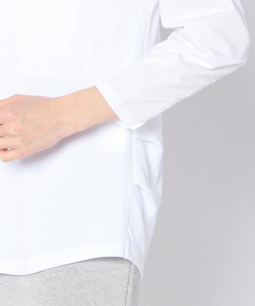 Another Edition(アナザーエディション)の「コンビタックプルオーバーⅡ/ AEBC COMBI TUCK PO Ⅱ◆(Tシャツ/カットソー・レディース・ホワイト/グレー・フリー)」の14枚目の写真