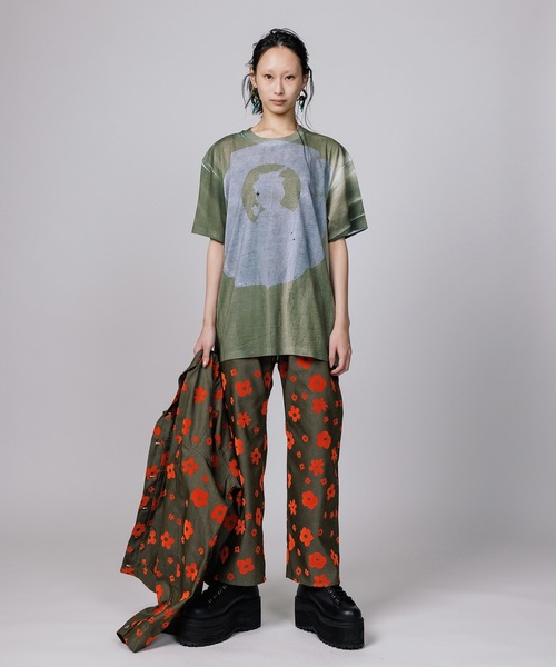 NON TOKYO(ノントーキョー)の「FLOKING FLOWER DENIM PANTS /(デニムパンツ・レディース・インディゴブルー/ブラック/カーキ・2/1)」の13枚目の写真