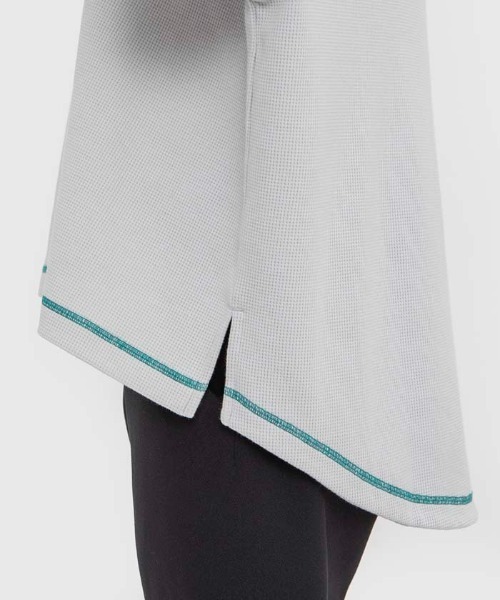 le coq sportif(ルコックスポルティフ)の「ルコック ワッフルロングスリーブシャツ 長袖 吸汗 UVカット ゆったりシルエット tシャツ スポーツウエア レディース トレーニングウエア(Tシャツ/カットソー・レディース・ホワイト/ブルー/グレー・S/M/XL/L)」の17枚目の写真