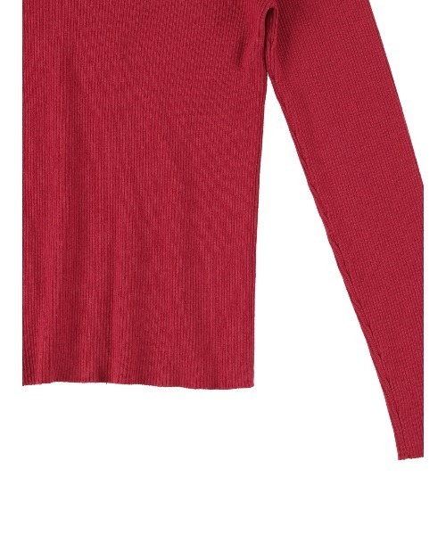 MIRO AMURETTE（ミロアミュレット）の「Mlogo turtle neck/ロゴ入りタートルネック（ニット/セーター・レディース・ホワイト/ブラック/レッド・FREE）」の13枚目の写真