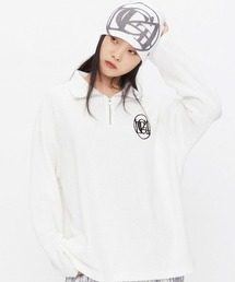 TARGETTO（ターゲット）の「A'GEM/9 × .kom『TARGETTO/ターゲット』TERRY HALF ZIP UP SWEAT SHIRT/テリーハーフ ZIPUP（スウェット）」