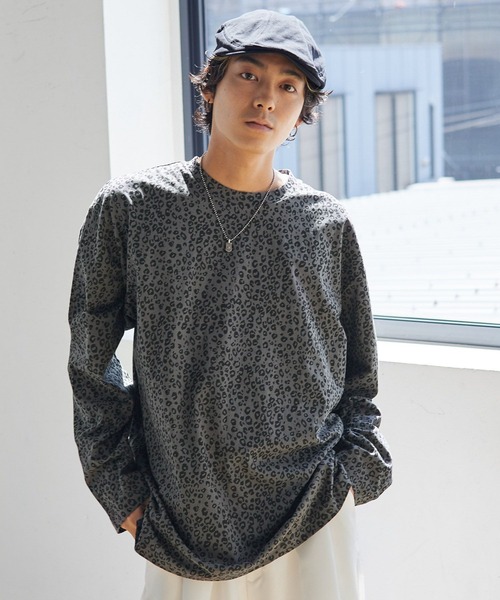 PBLIM（ページボーイリム）の「PAGEBOYLIM/アソートプリントロンT（Tシャツ/カットソー・レディース・グレー系その他/ブラウン系その他/ブラック系その他・FREE）」の8枚目の写真