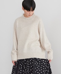 AMERICAN HOLIC | カラーMIXモックネックニットプルオーバー(ニット/セーター)